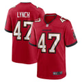 Tampa Bay Buccaneers John Lynch Red Retired Player Game Jersey