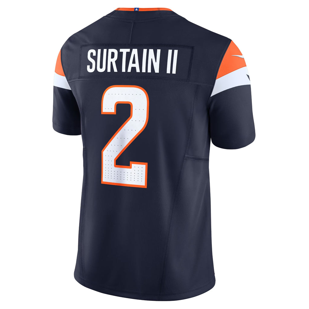 Denver Broncos Patrick Surtain II Navy Mile High Collection Vapor F.U.S.E. Limited Jersey