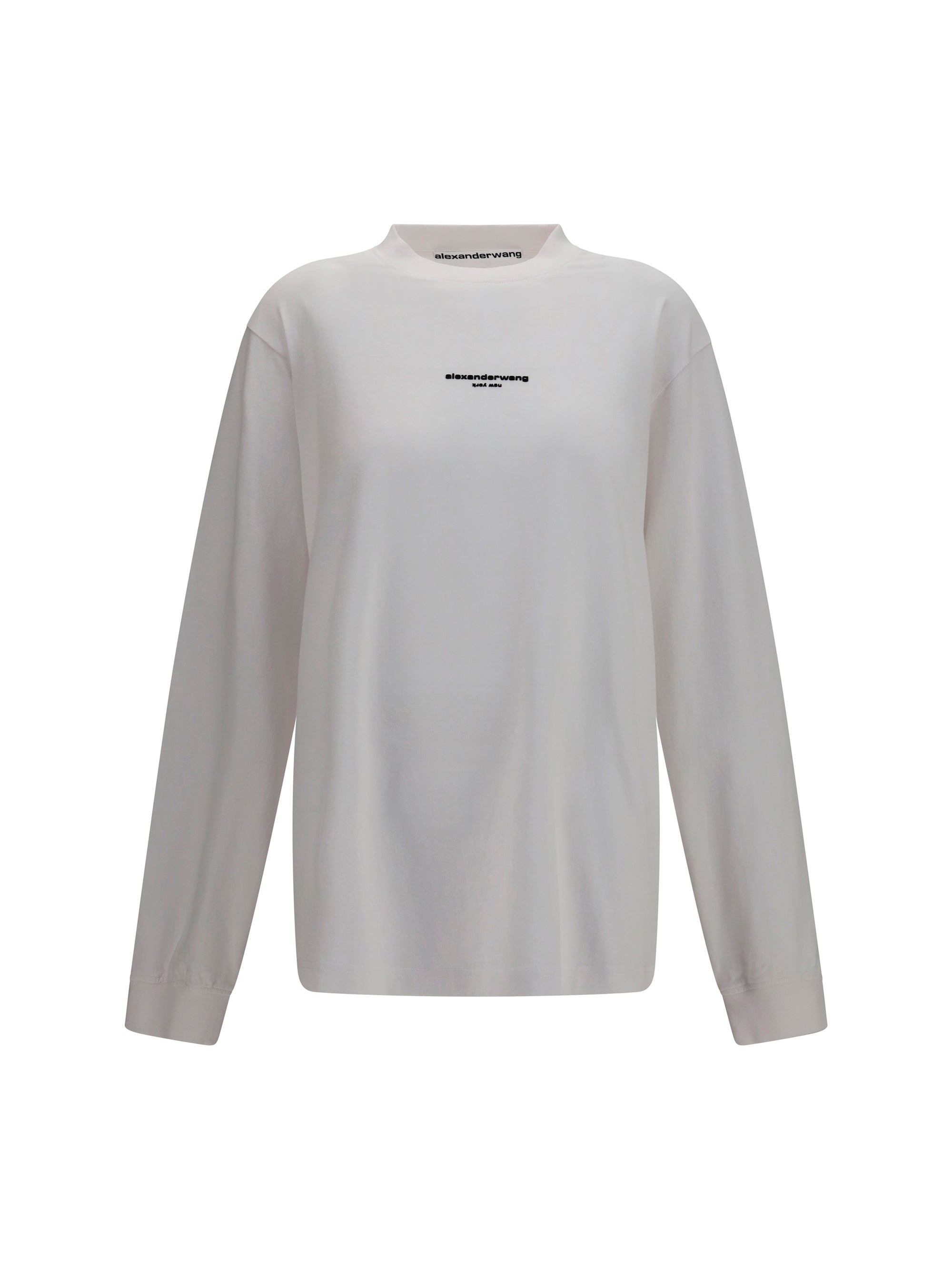 Alexander Wang Women Long-Sleeve Logo T-Shirt