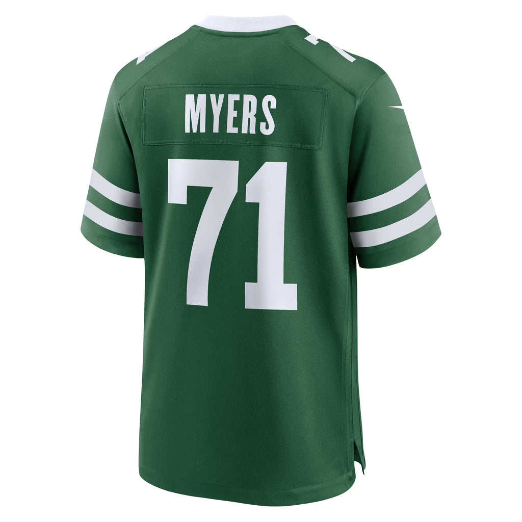 New York Jets Josh Myers Legacy Green Team Game Jersey