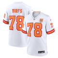 76 Tampa Bay Buccaneers Tristan Wirfs White 50th Season Game Jersey