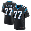 Carolina Panthers Yosh Nijman Black Game Jersey