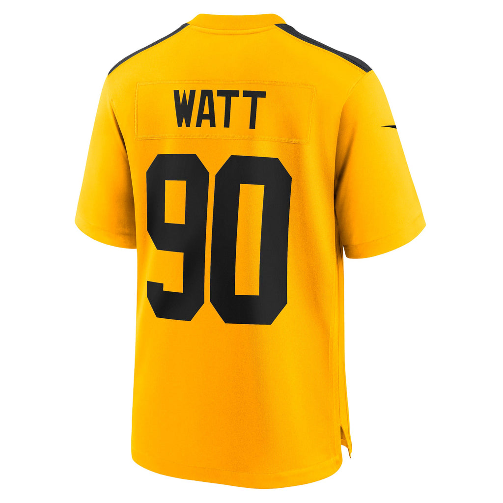 Pittsburgh Steelers T.J. Watt Gold Alternate 1933 Throwback Game Jersey