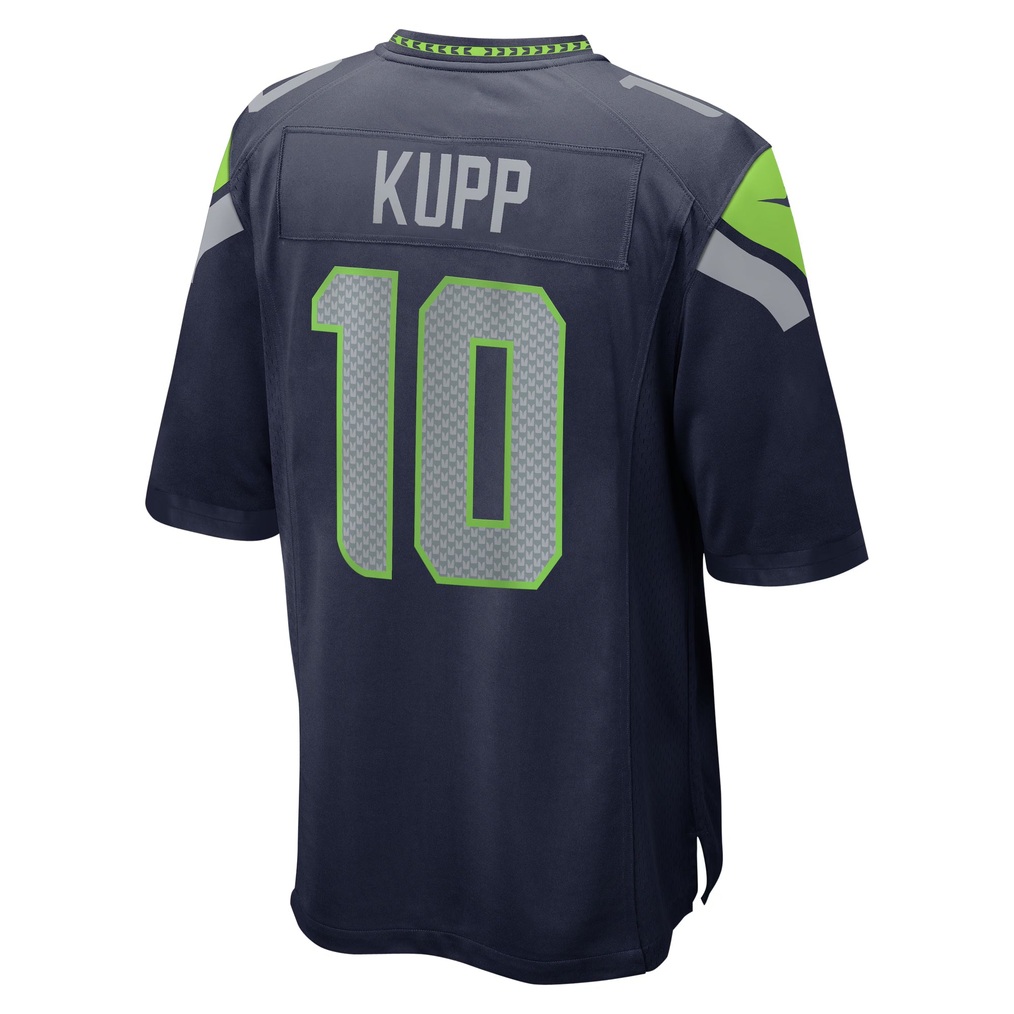 Seattle Seahawks Cooper Kupp College Navy Team 50th Season Game Jersey