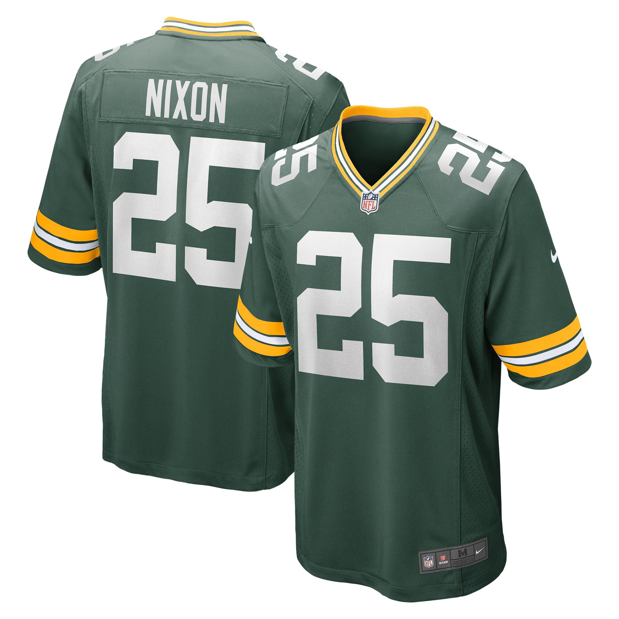 Green Bay Packers Keisean Nixon Green Game Player Jersey