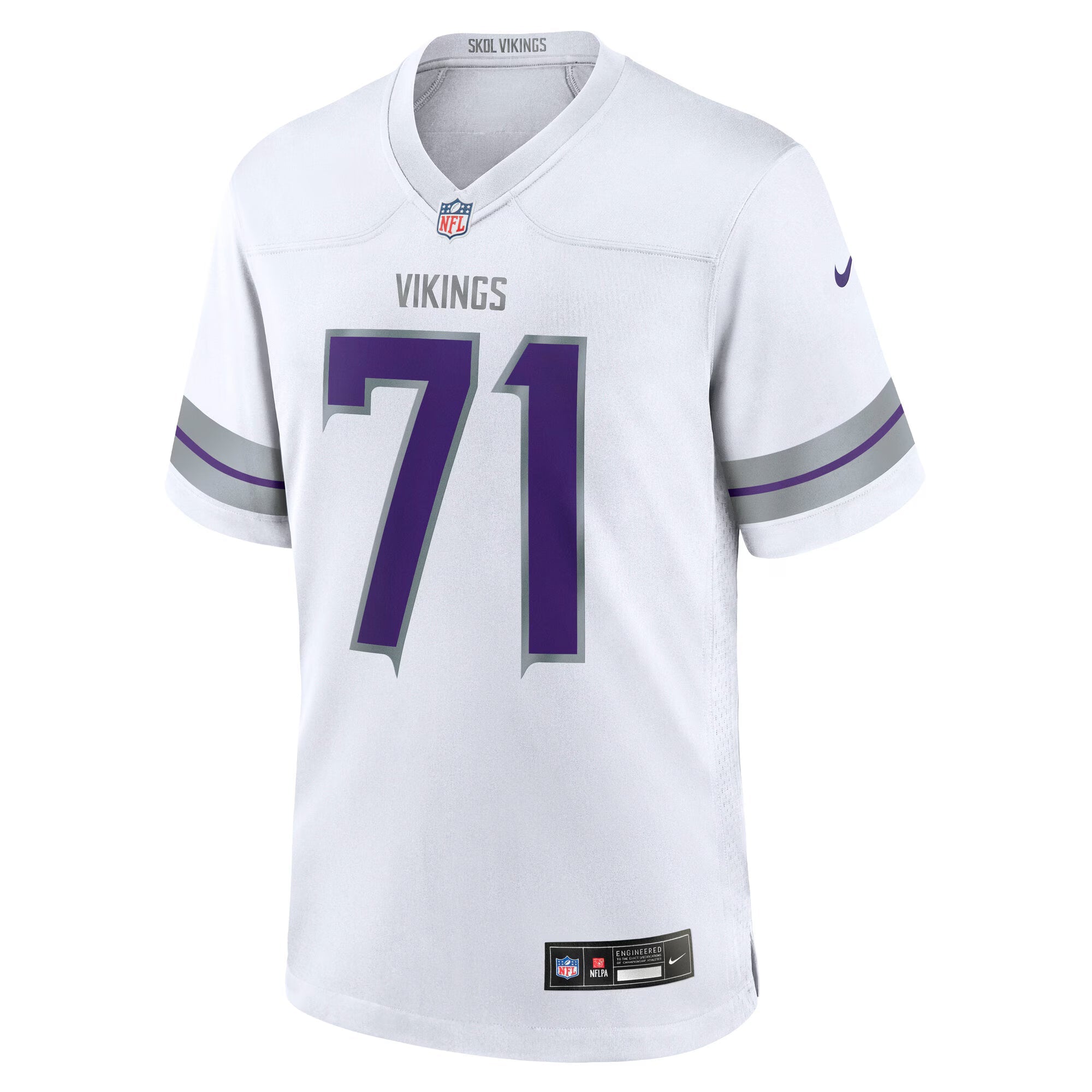 Minnesota Vikings Christian Darrisaw White Alternate Game Jersey