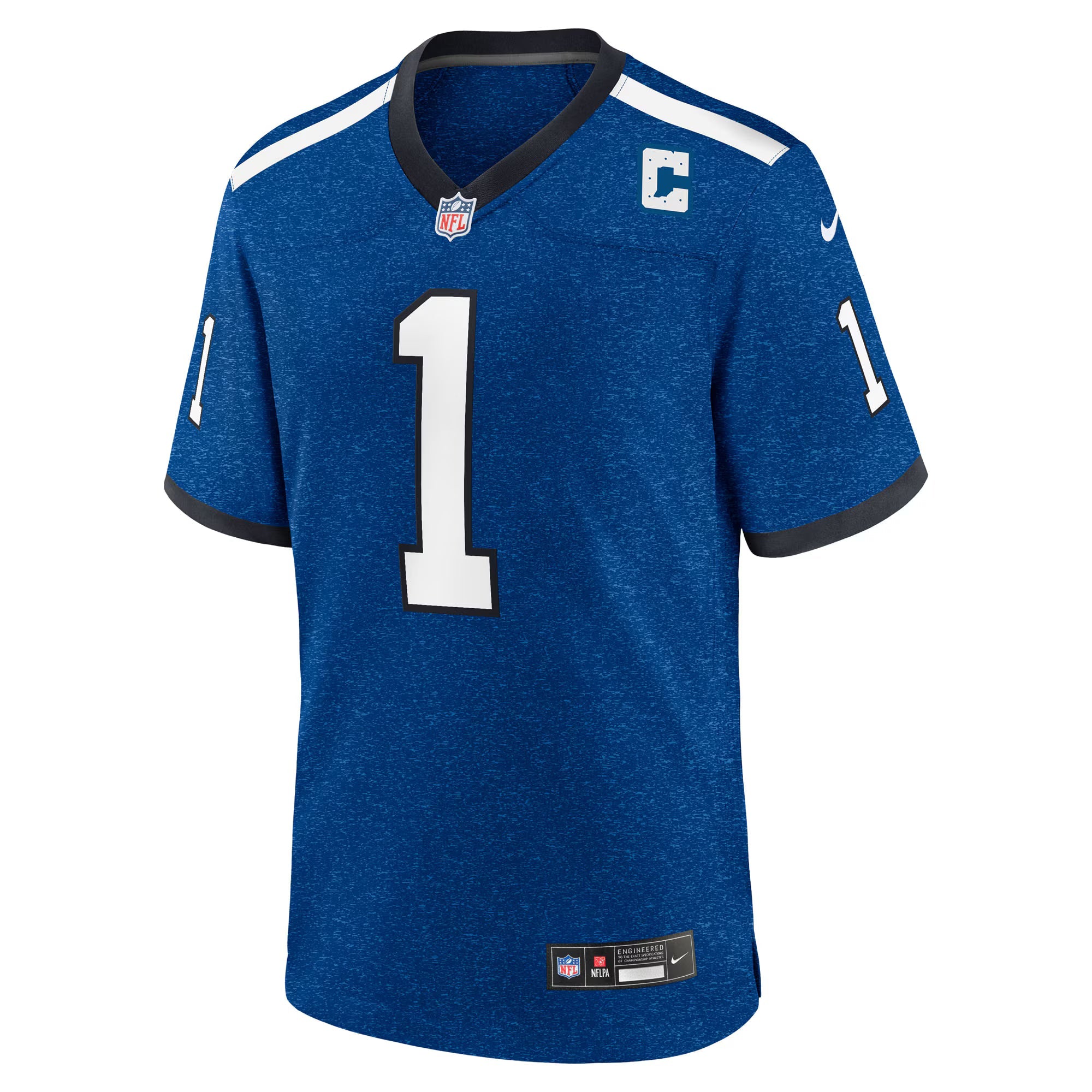 Indianapolis Colts Ahmad Sauce Gardner Heather Royal Alternate 2 Indiana Nights Game Jersey