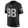 Las Vegas Raiders Maxx Crosby Black Vapor F.U.S.E. Limited Jersey