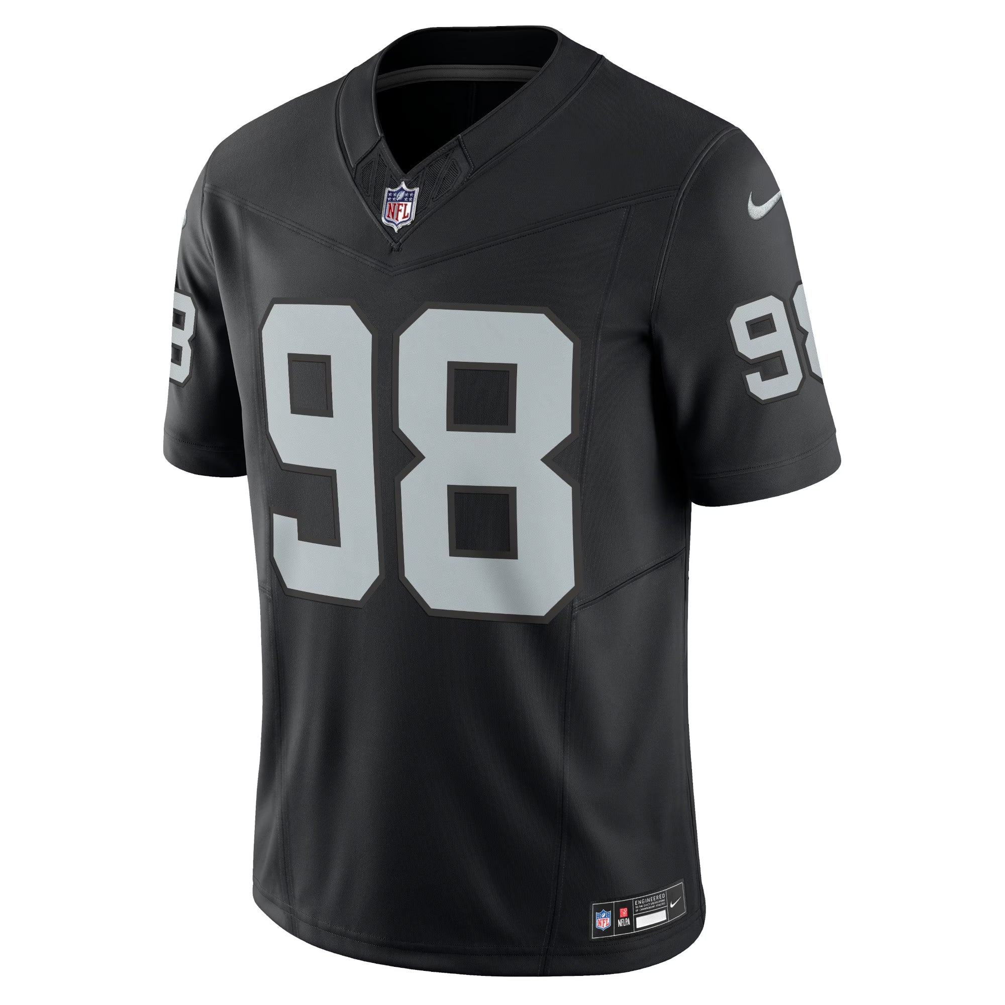 Las Vegas Raiders Maxx Crosby Black Vapor F.U.S.E. Limited Jersey