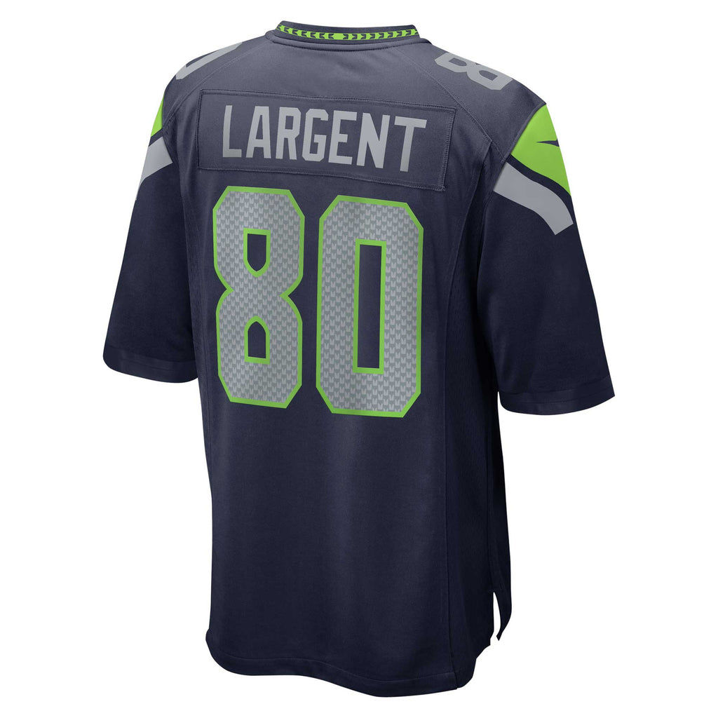Seattle Seahawks Steve Largent College Navy Retired Player Game Jersey