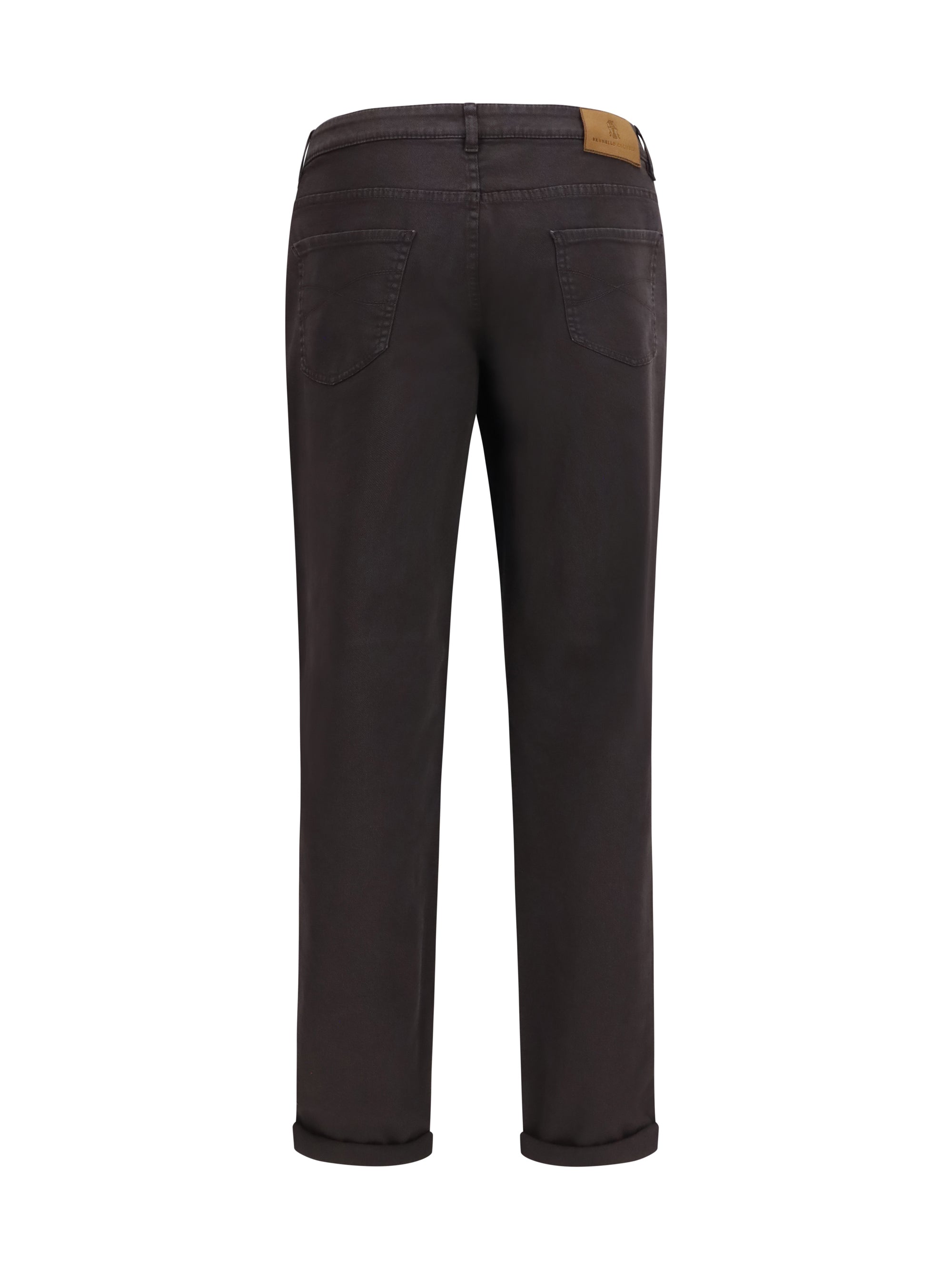 Brunello Cucinelli Men Jeans With Turn-Up Hem