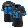 Detroit Lions Barry Sanders Black 2nd Alternate Retired Player Game Jersey