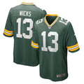 Green Bay Packers Dontayvion Wicks Green Game Jersey