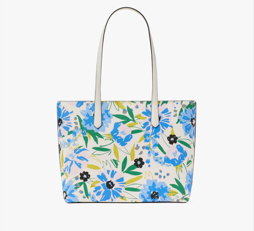 NWT Kate Spade Staci Floral Large Tote Set with 2 Pouches/wristlets