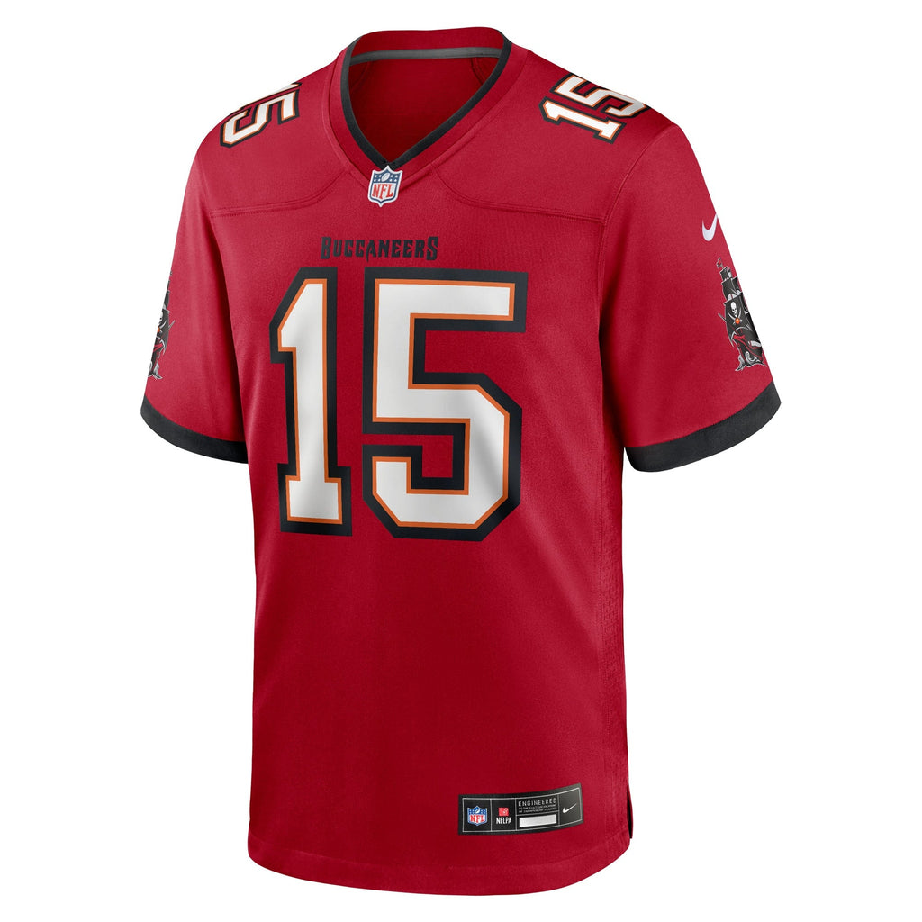 Tampa Bay Buccaneers Tez Johnson Red Team Game Jersey