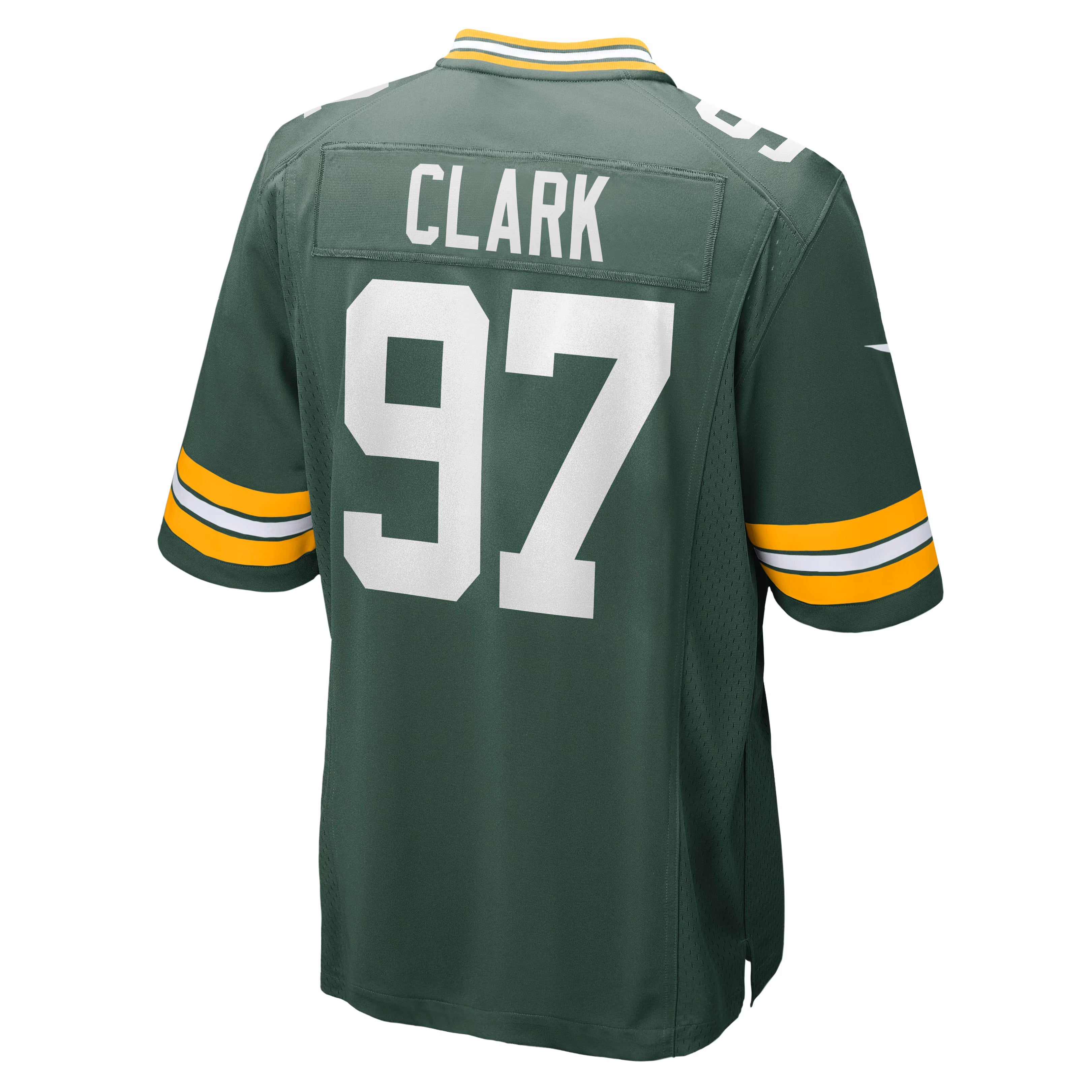 Green Bay Packers Kenny Clark Green Game Jersey