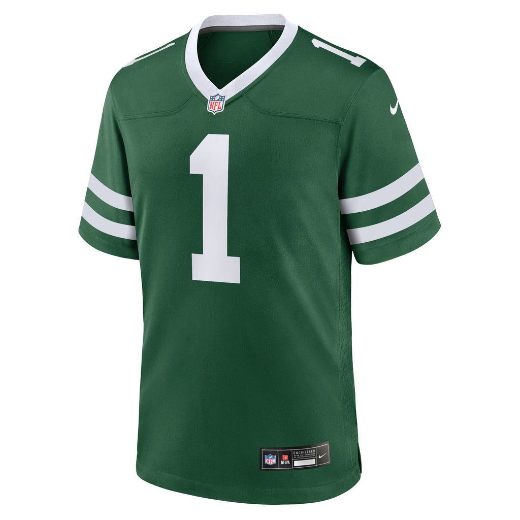 New York Jets Ahmad Sauce Gardner Legacy Green Game Jersey