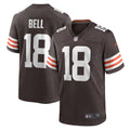 Cleveland Browns David Bell Brown Game Jersey