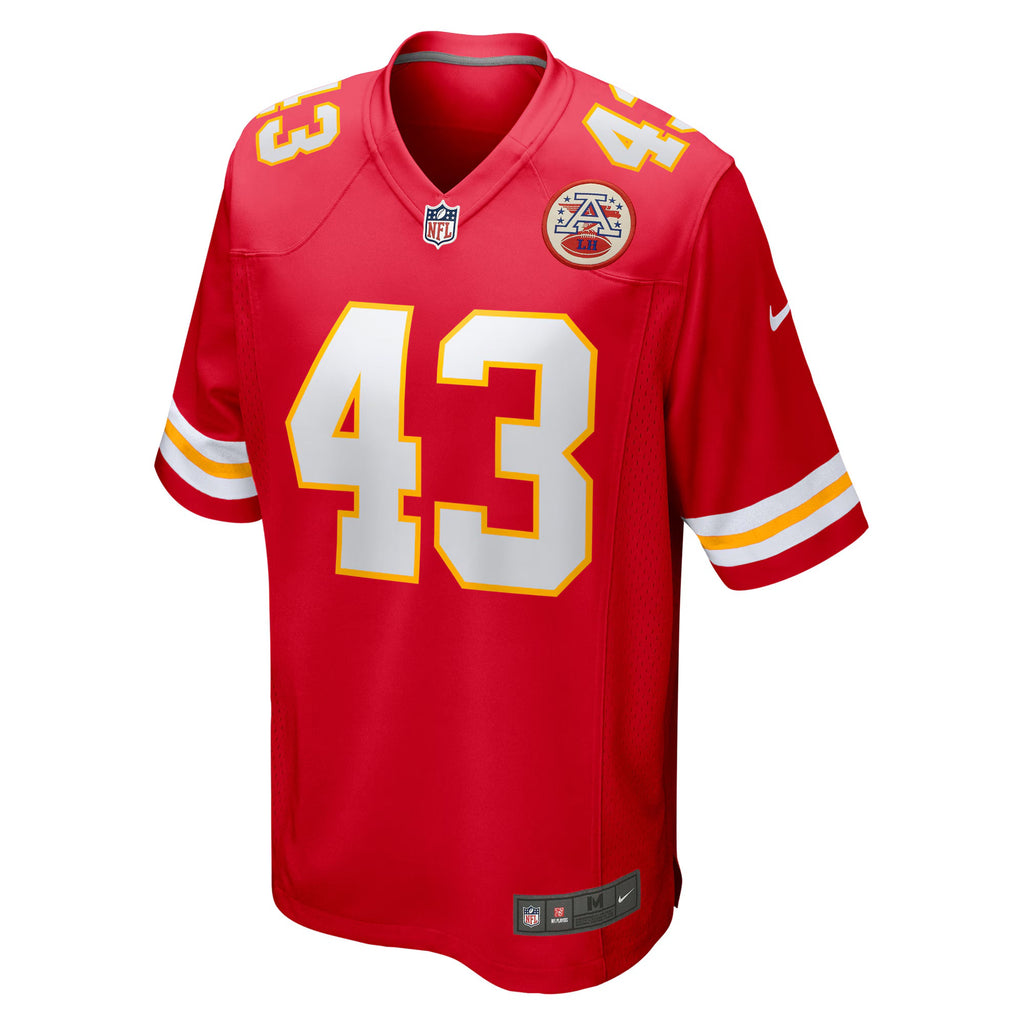 Kansas City Chiefs Jack Cochrane Red Game Player Jersey