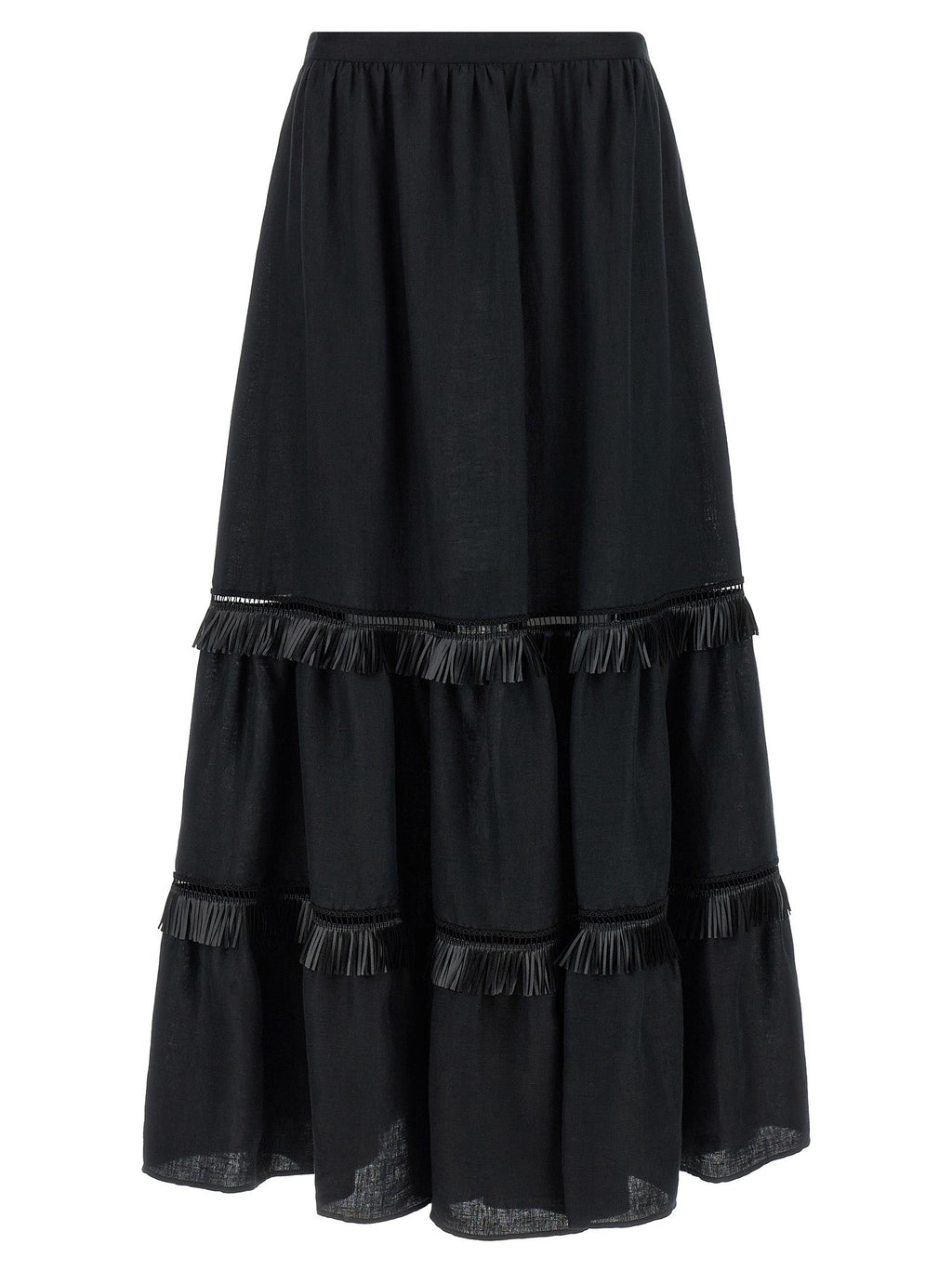 Kiton Women Fringed Skirt