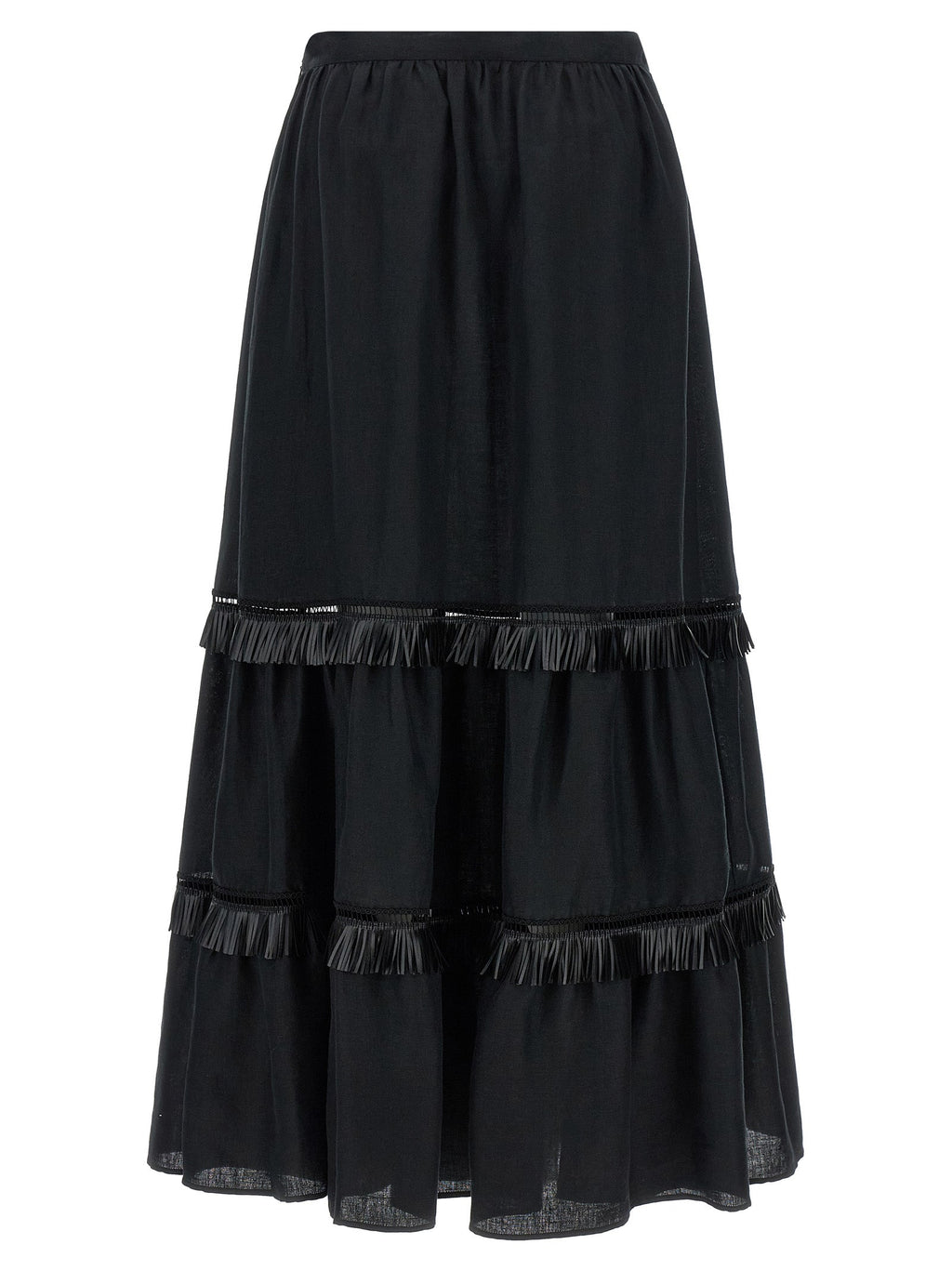 Kiton Women Fringed Skirt