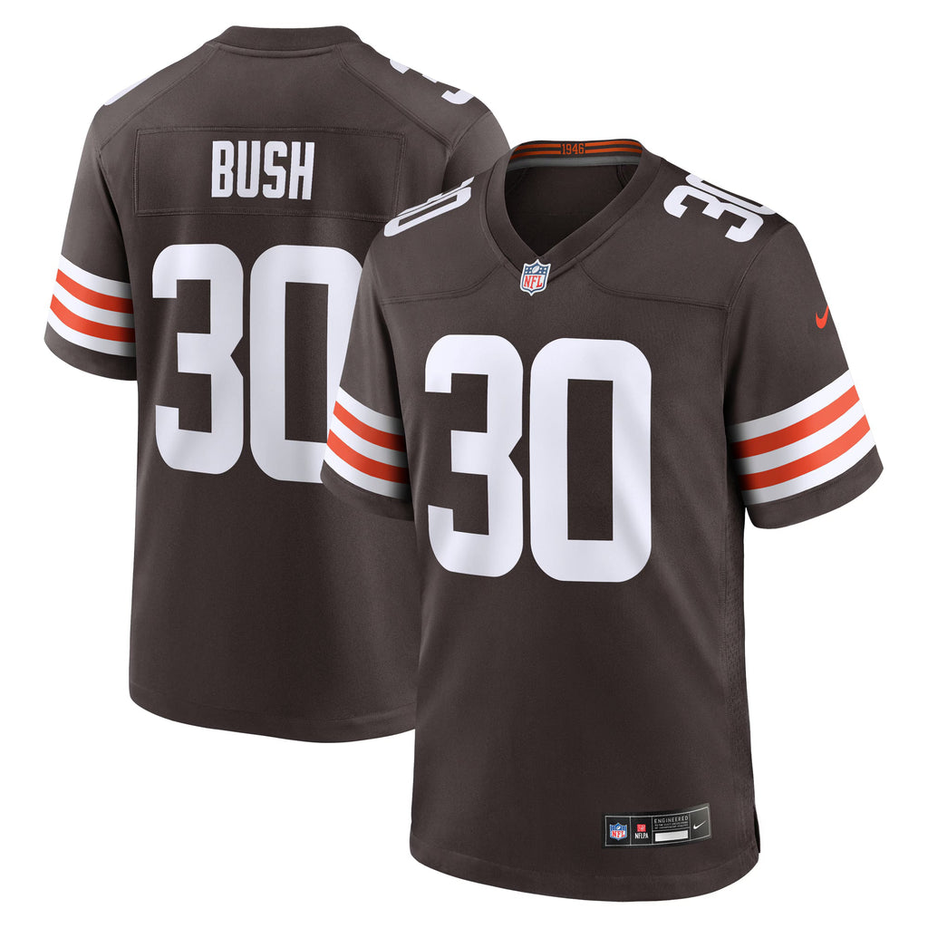Cleveland Browns Devin Bush Brown Game Jersey