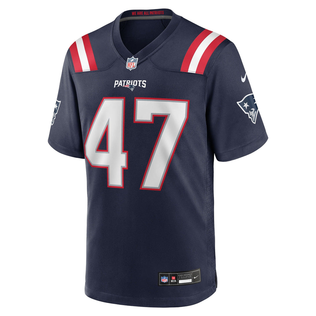 New England Patriots Julian Ashby Navy Team Game Jersey
