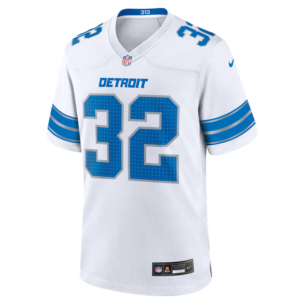 Detroit Lions Brian Branch White White Game Jersey