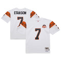 Cincinnati Bengals Boomer Esiason Mitchell & Ness White 1984 Legacy Replica Jersey