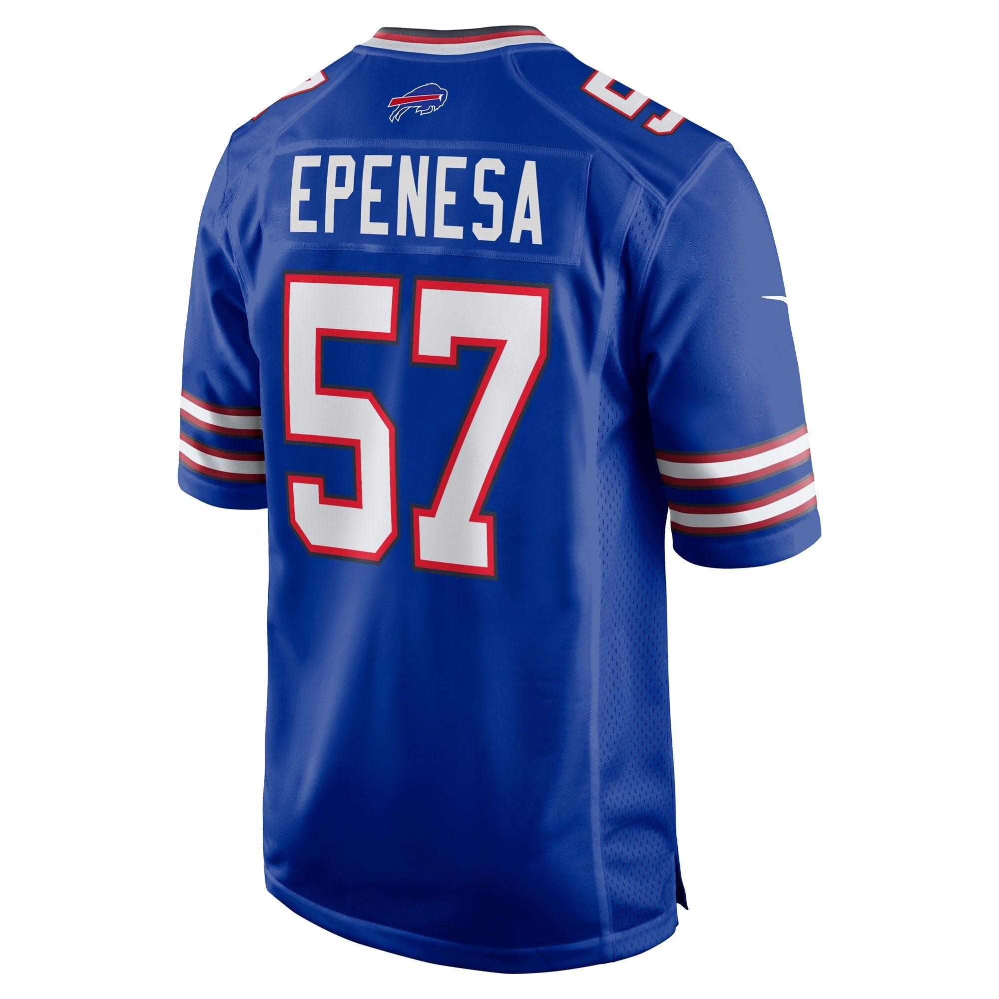 Buffalo Bills A.J. Epenesa Royal Game Player Jersey