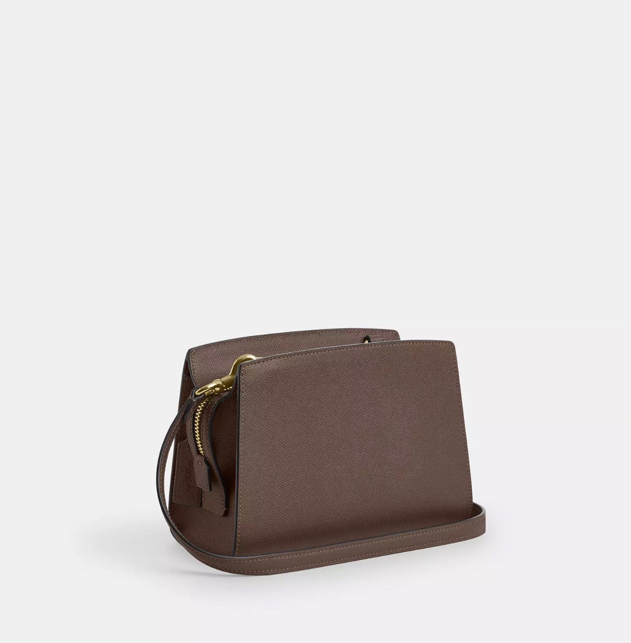 NWT Coach Gia Crossbody Leather Bag In Dark Stone