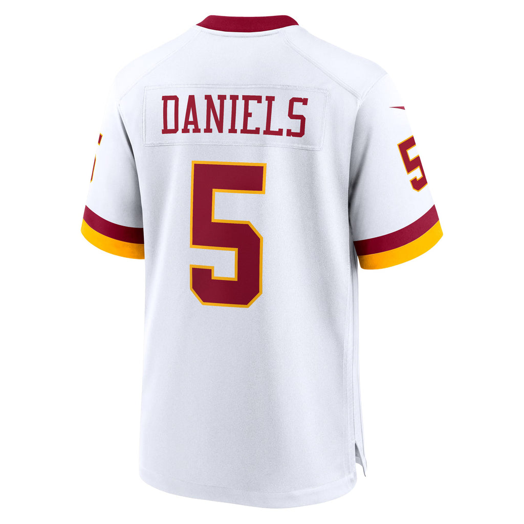 Washington Commanders Jayden Daniels White Game Super Bowl Era Jersey