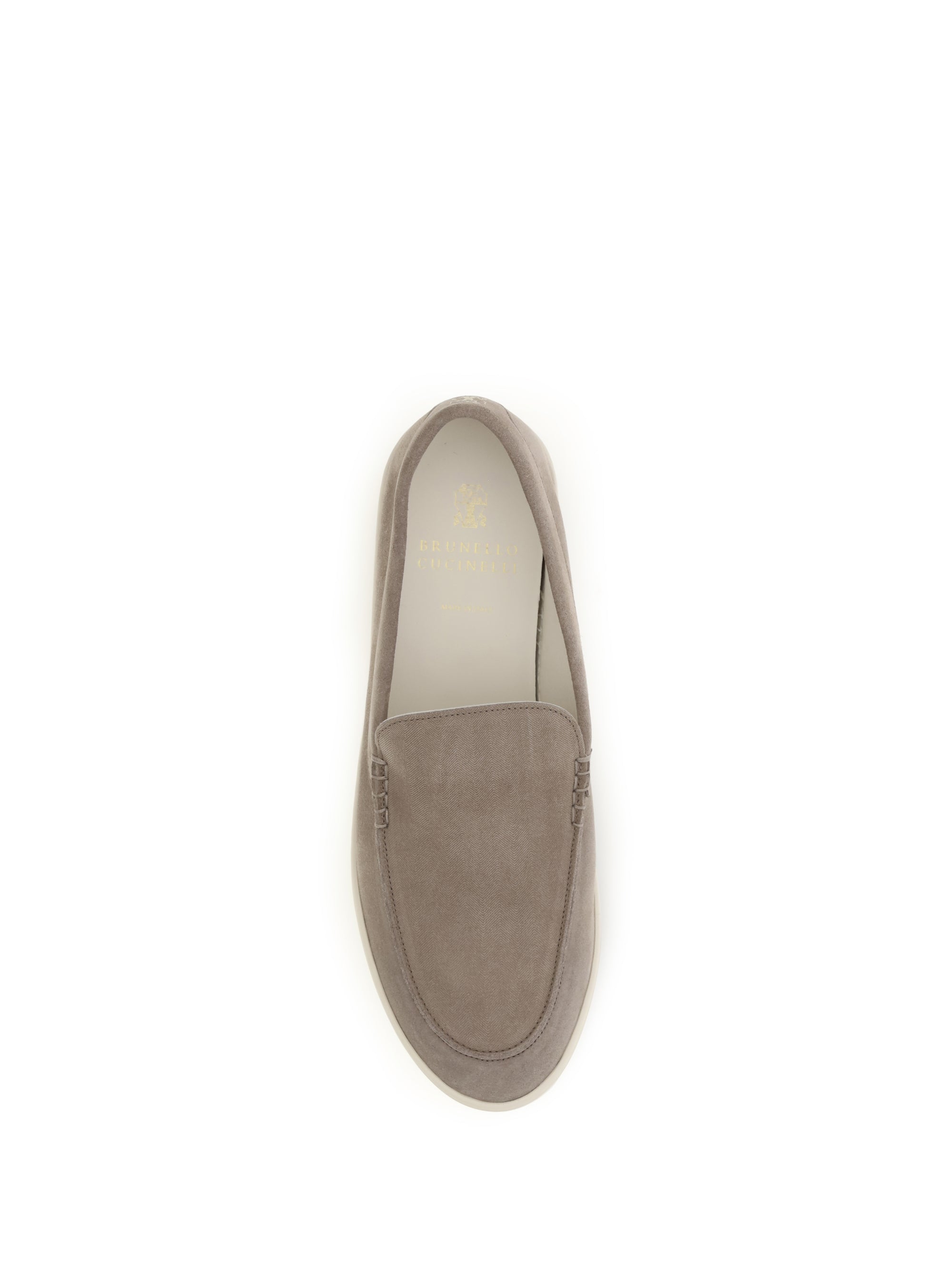 Brunello Cucinelli Men Suede Loafers