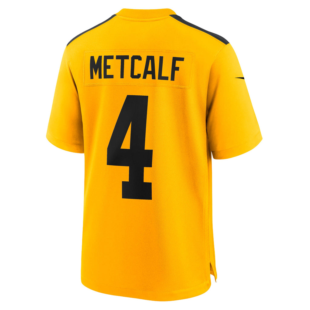 Pittsburgh Steelers DK Metcalf Gold Alternate 1933 Throwback Game Jersey