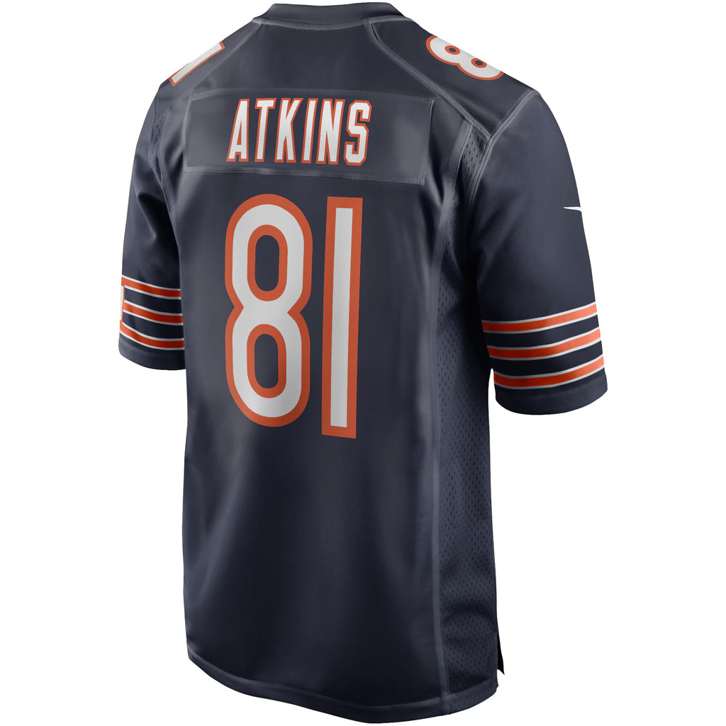 Chicago Bears Doug Atkins Navy Game Retired Player Jersey