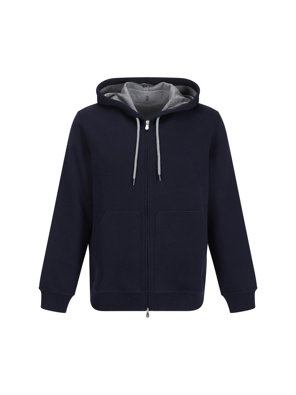 Brunello Cucinelli Men Monochrome Hoodie