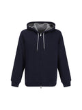 Brunello Cucinelli Men Monochrome Hoodie