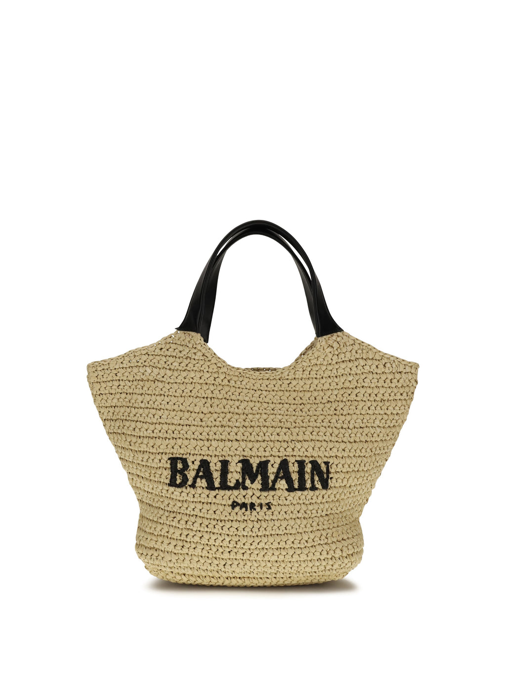 Balmain Women Mini Crochet Tote Bag