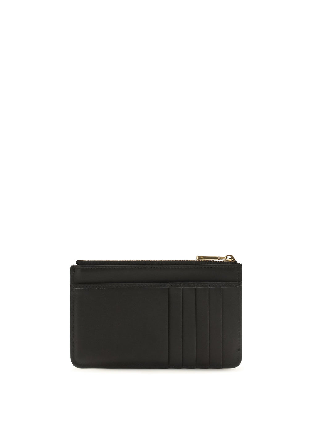 Dolce & Gabbana Women Leather Zip Card Holder