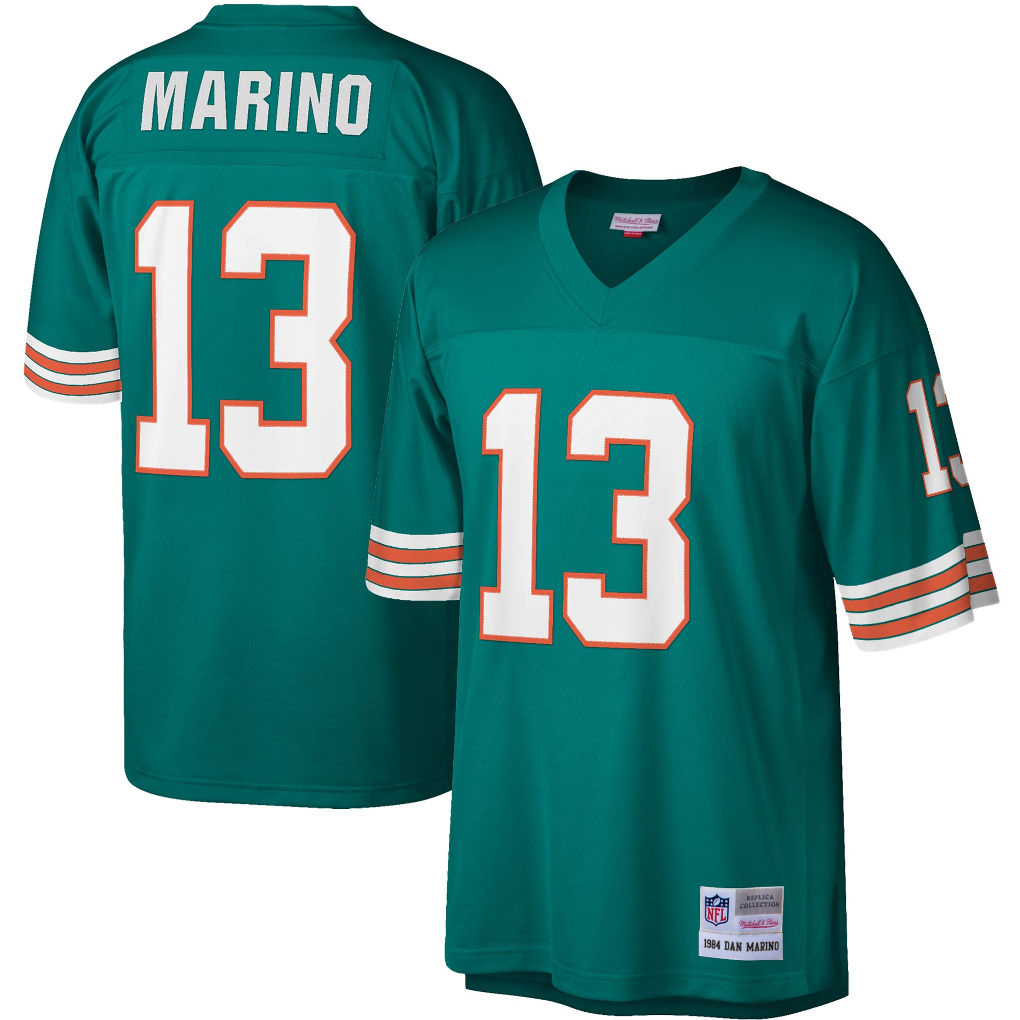 Miami Dolphins Dan Marino Mitchell & Ness Aqua Legacy Replica Jersey