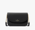 NWT Kate Spade Kristi Crossbody Leather Bag In Black