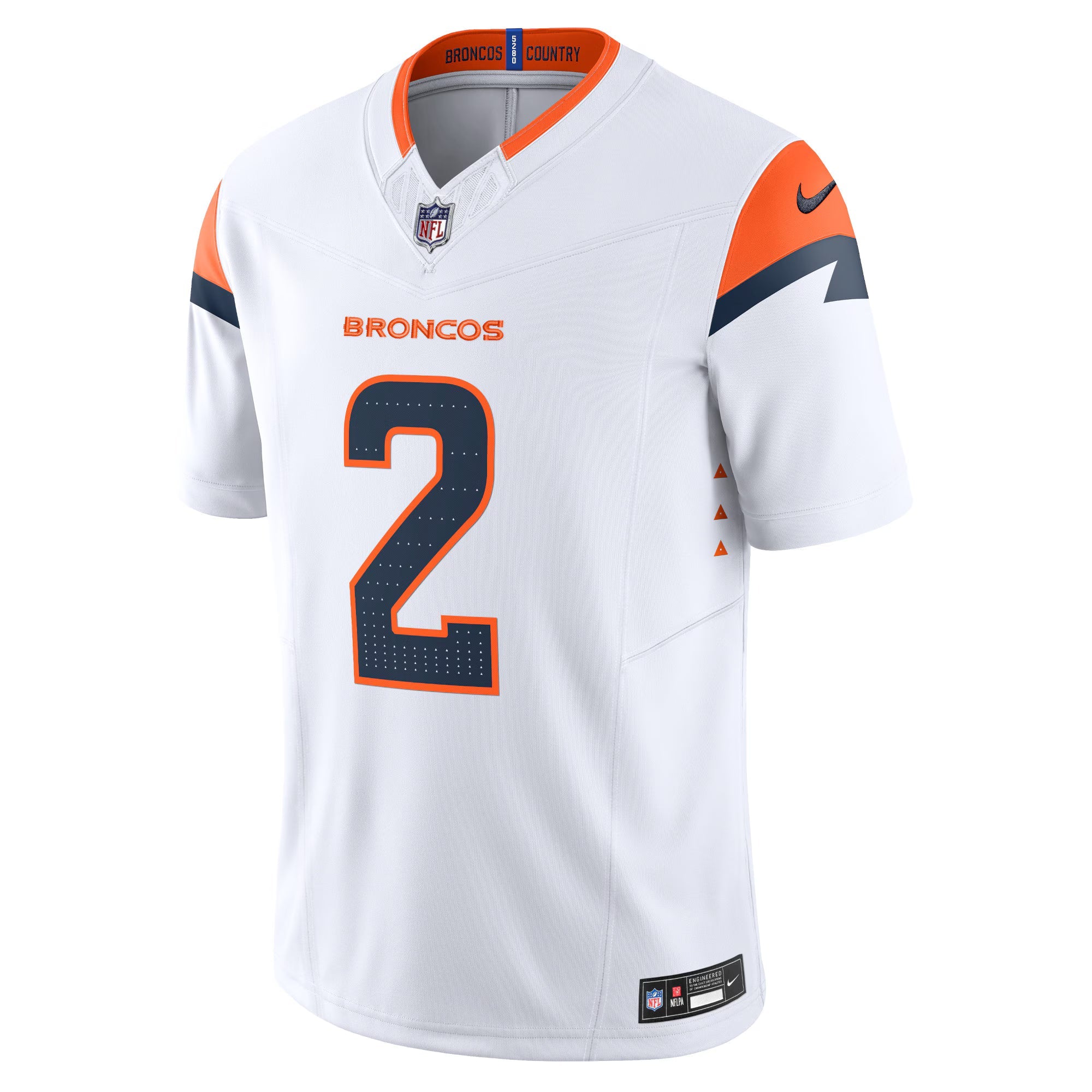 Denver Broncos Patrick Surtain II White Mile High Collection Vapor F.U.S.E. Limited Jersey