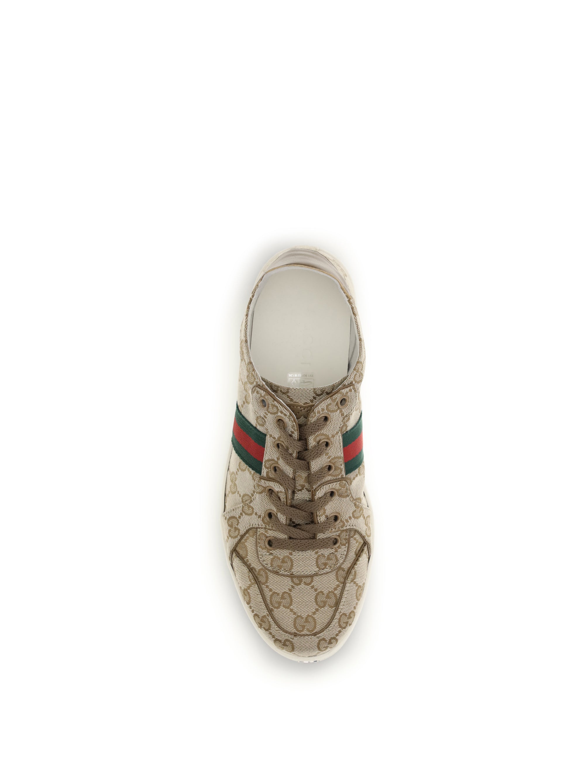 Gucci Men Stretch Gg Fabric Sneakers