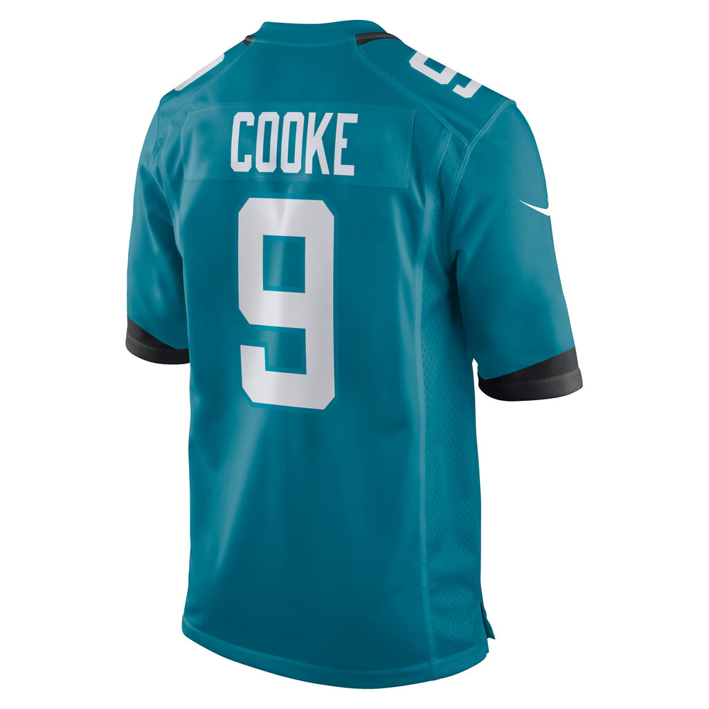 Jacksonville Jaguars Logan Cooke Teal Game Jersey