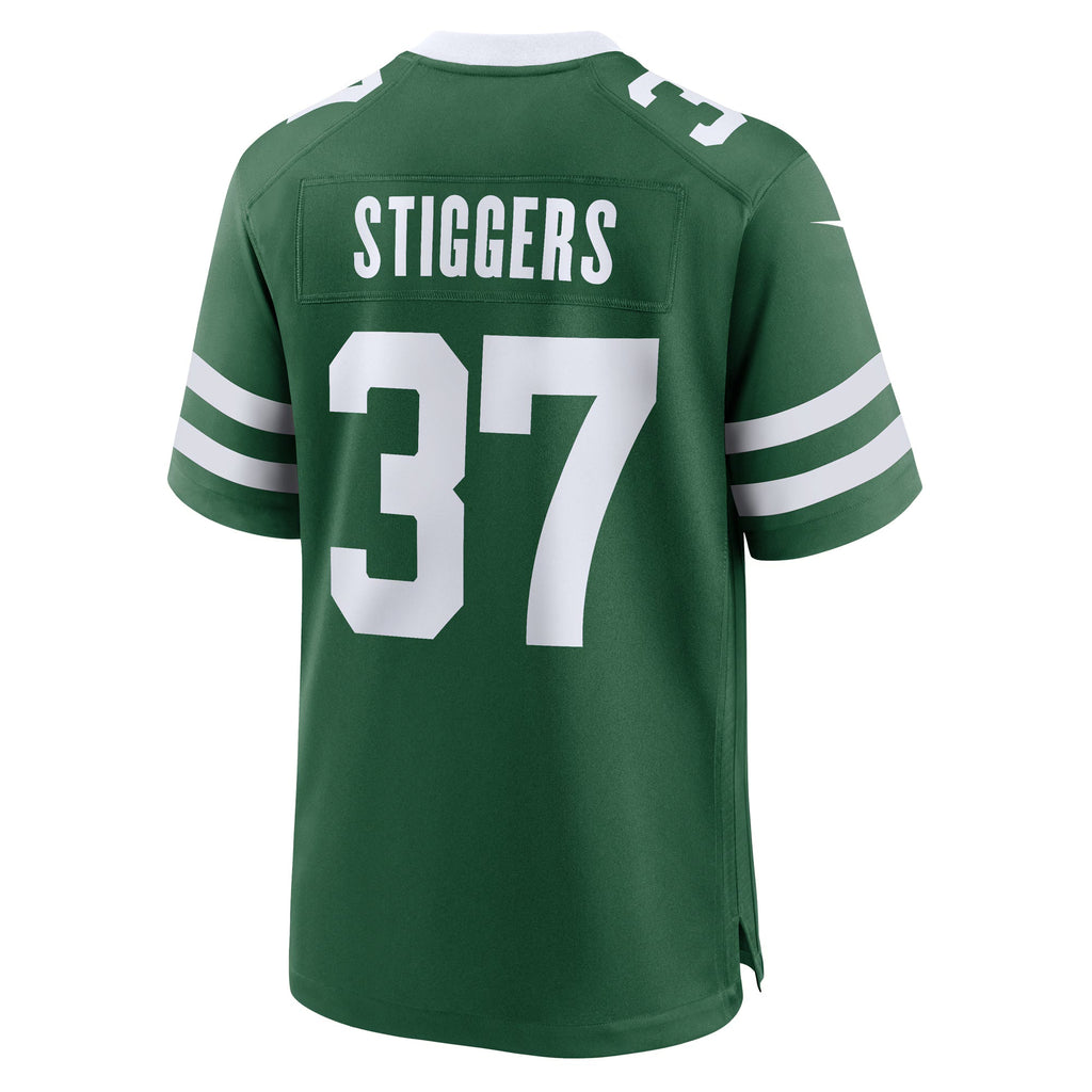 New York Jets Qwan'tez Stiggers Legacy Green Team Game Jersey