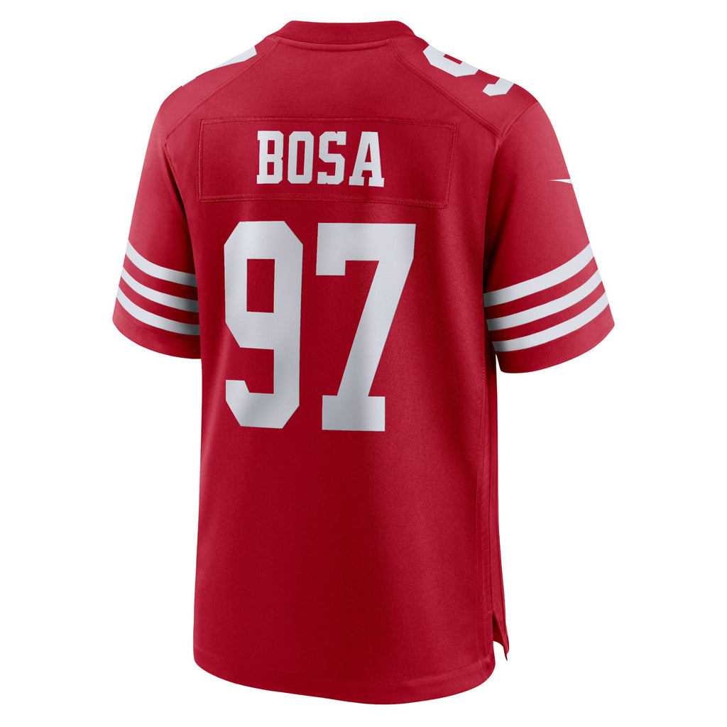 San Francisco 49ers Nick Bosa Scarlet Player Game Jersey