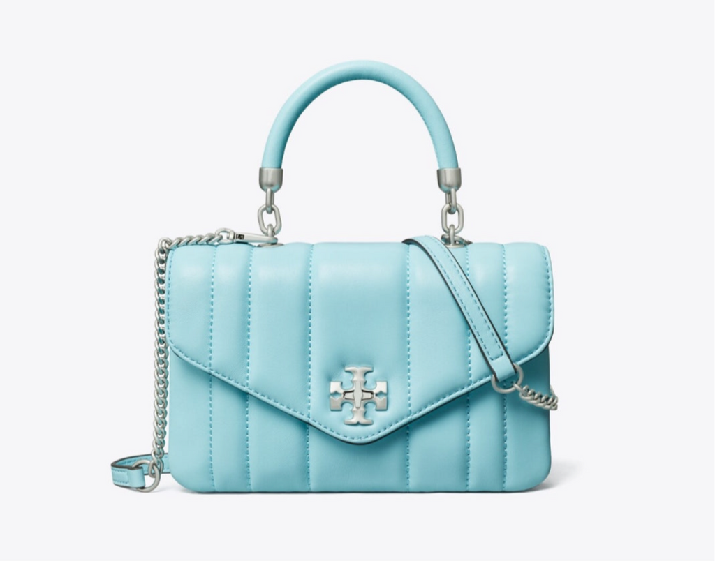 NWT Tory Burch Kira Top Handle Satchel Bag in Leather With Dust Bag