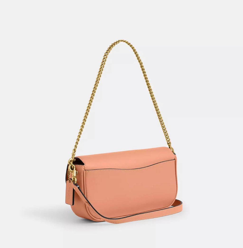 NWT Coach Brook Flap Chain Leather Bag