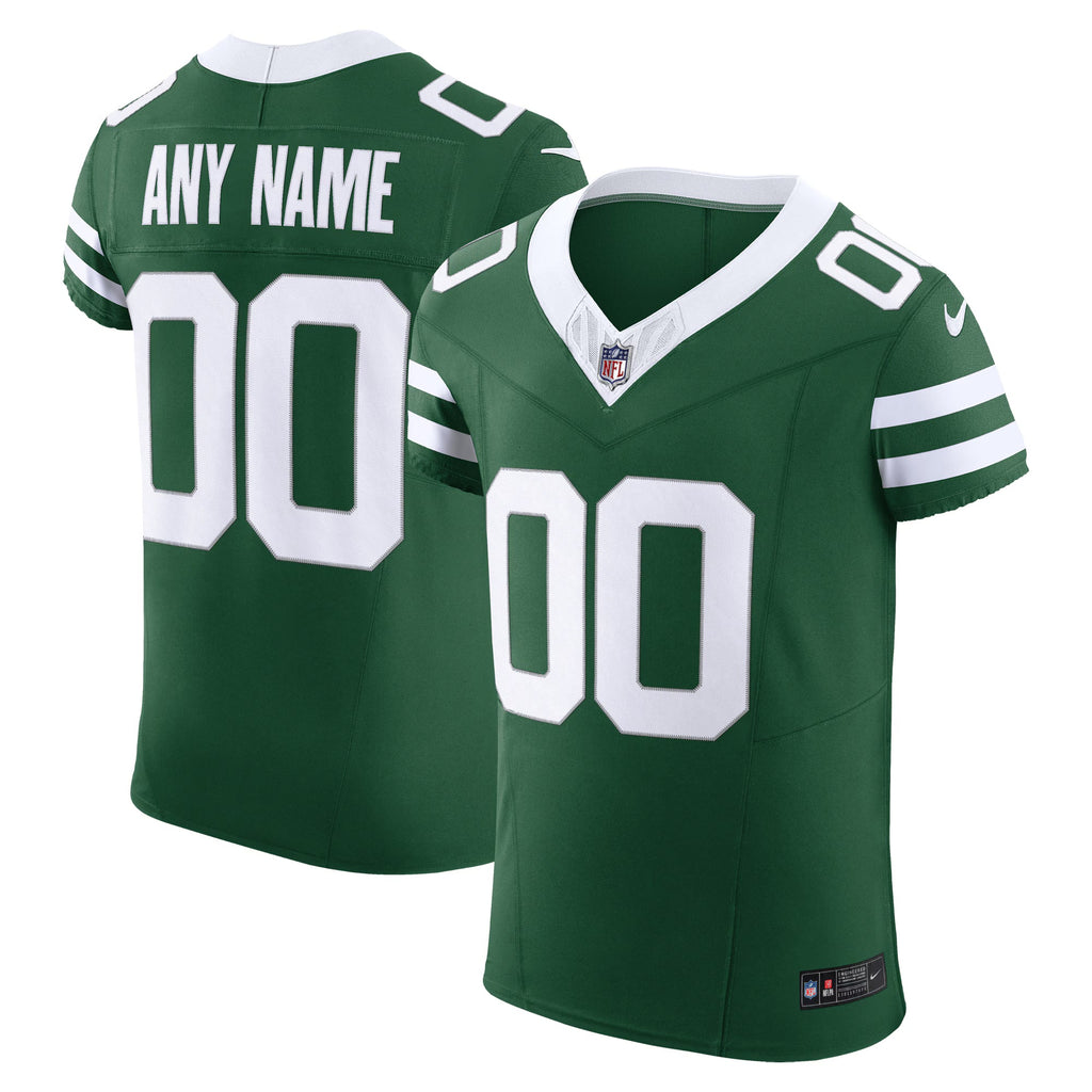 New York Jets Legacy Green Vapor F.U.S.E. Elite Custom Jersey