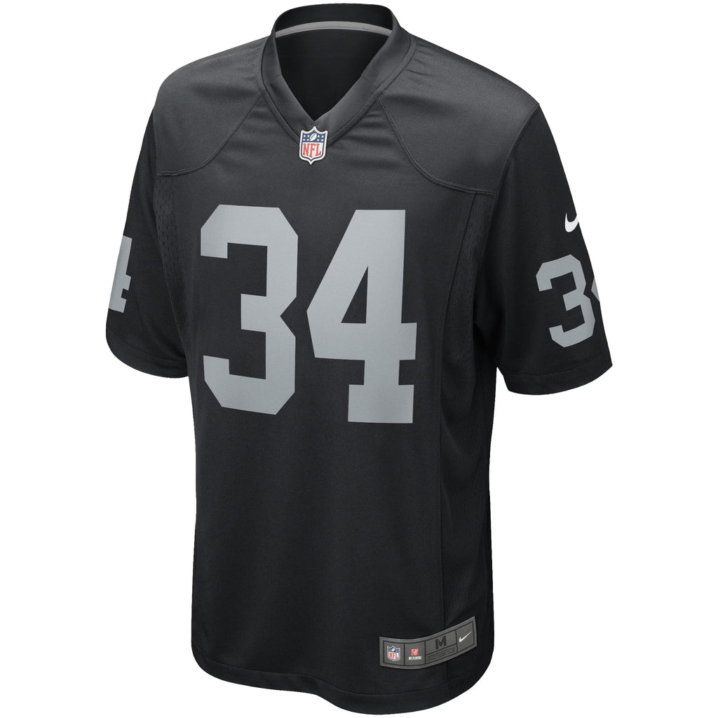 Las Vegas Raiders Bo Jackson Black Game Retired Player Jersey